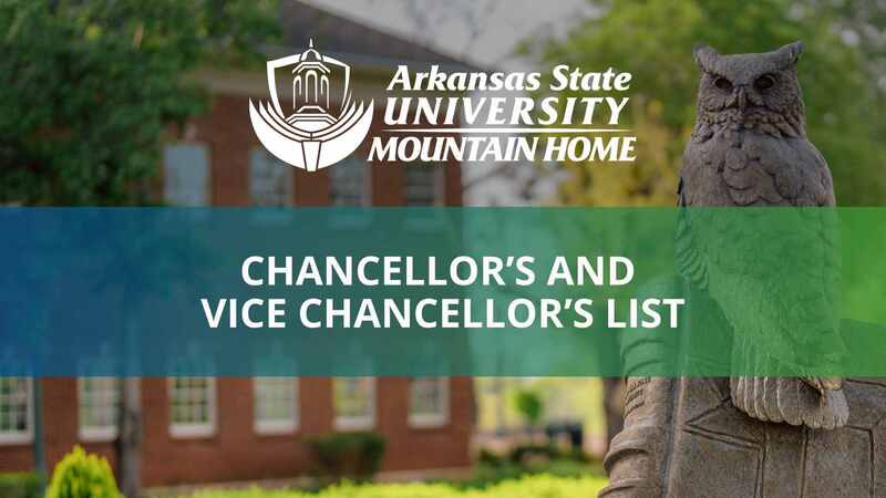 ASUMH Announcement Spring 2026 Chancellor's and Vice Chancellor's List